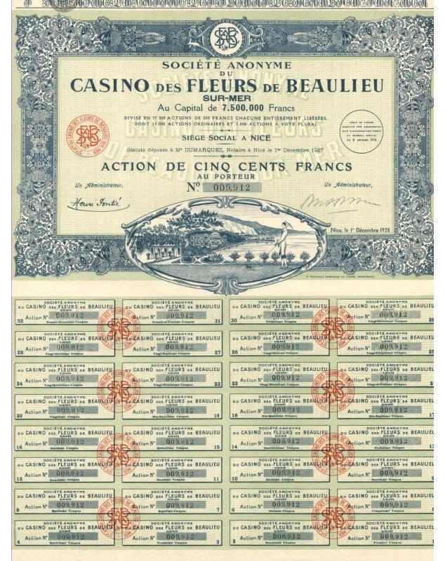 S.A. du Casino des Fleurs de Beaulieu-sur-Mer