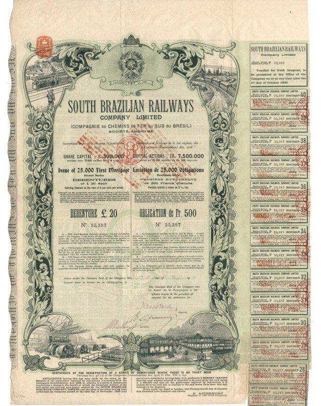 Compagnie des Chemins de Fer du Sud du Brésil (South Brazilian Railways Company Ltd)