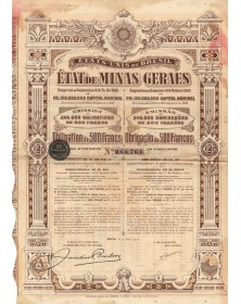 Etat de Minas Geraes - Conversion Gold Loan 4.5% 1910
