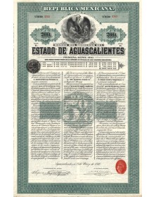 Republica Mexicana - Estado de Aguascalientes (200$)