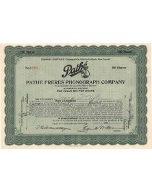 Pathé - Pathé Frères Phonograph Company