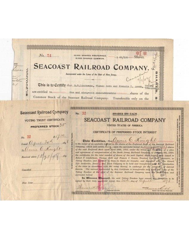 Mahoning Coal Railroad Company Stock Certificate Ohio 