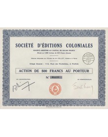Société d'Editions Coloniales