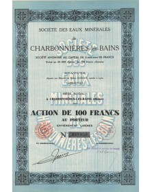 Société des Eaux Minérales de Charbonnières-les-Bains