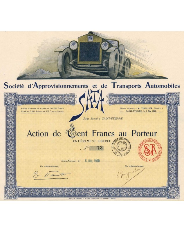 Société d'Approvisionnements et de Transports Automobiles (SATA)