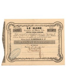 Le Globe, Comptoir des Mines d'Or, Ch. Bouteiller & Cie