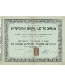 The French Metropolitan General Electric Company
