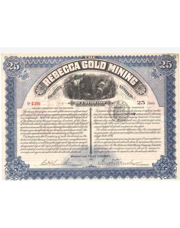 Rebecca Gold Mining Company of Colorado (Cripple Creek)