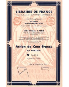 Librairie de France, Anciens Etablissements Sant'Andrea & L. Marcerou & Cie