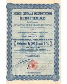 Société Centrale d'Exploitations Electro-Hydrauliques