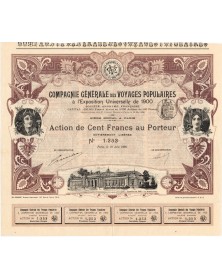 Compagnie Générale des Voyages Populaires à l'Exposition Universelle de 1900