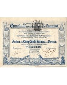 Compagnie Universelle du Canal Interocéanique de Panama, F. de Lesseps