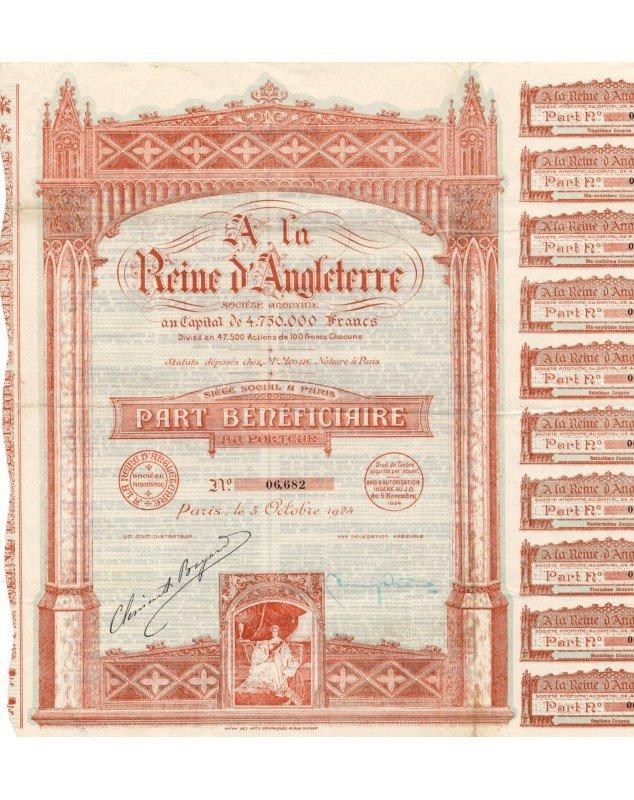 A la Reine d'Angleterre (The Queen of England's)