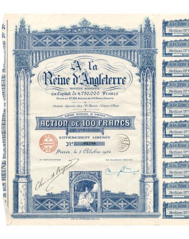 A la Reine d'Angleterre (The Queen of England's)