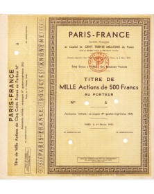 Paris-France (Grands magasins) 1943