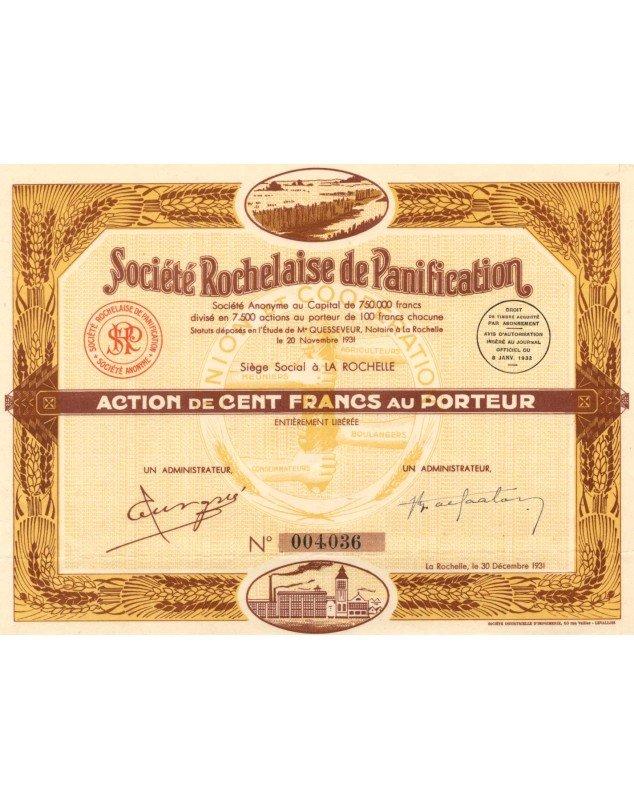 Société Rochelaise de Panification
