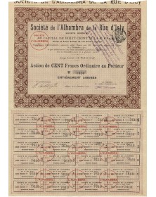 Société de l'Alhambra de la Rue d'Isly (Algiers)