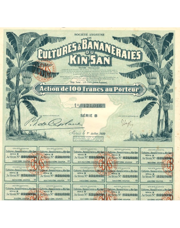 S.A. de Cultures & Bananeraies du Kin-San (Guinée Française)