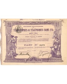 Société Française des Télégraphes & Téléphones Sans Fil, Société Civile