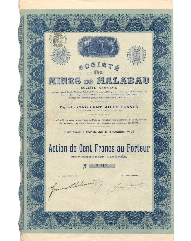 Société des Mines de Malabau (1913)