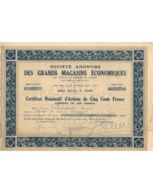 Société Anonyme des Grands Magasins Economiques