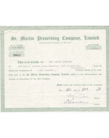 St Martin preserving Company,Limited