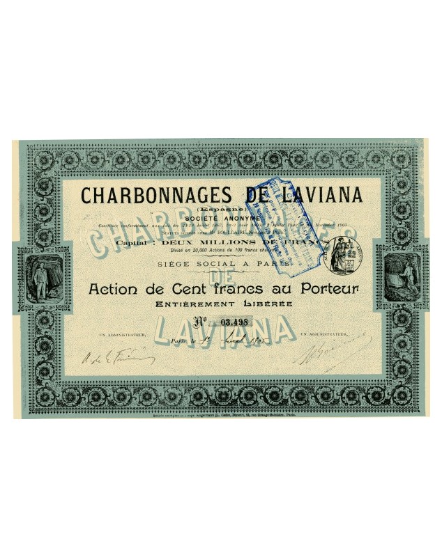 Charbonnages de Laviana (Espagne) (Laviana Coal Mines, Spain)