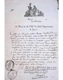 Maire de Dole - Certificat...