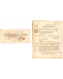 Documents de Fouages et Biens-Fonds - XVIIIe siècle