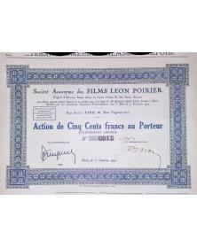 S.A des Films Léon Poirier...