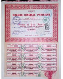 Grands Cinémas Parisiens 1913