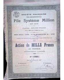 Pile Système Million