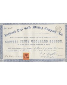 Highland Reef Gold Minning Company Ltd