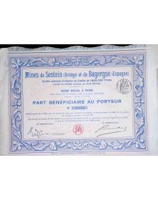 SA des Mines de Sentein (Ariège) et de Bagergue (Espagne)