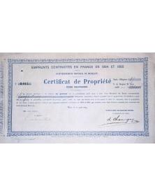 Emprunts 1864-1865...
