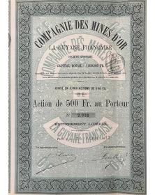Compagnie des Mines d'Or de...