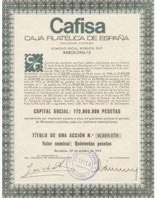 Cafisa, Caja Filatélica de España