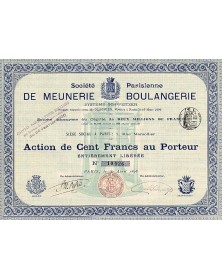 Sté Parisienne de Meunerie Boulangerie, Système Schweitzer