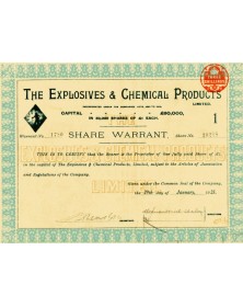 The Explosives & Chemical Products