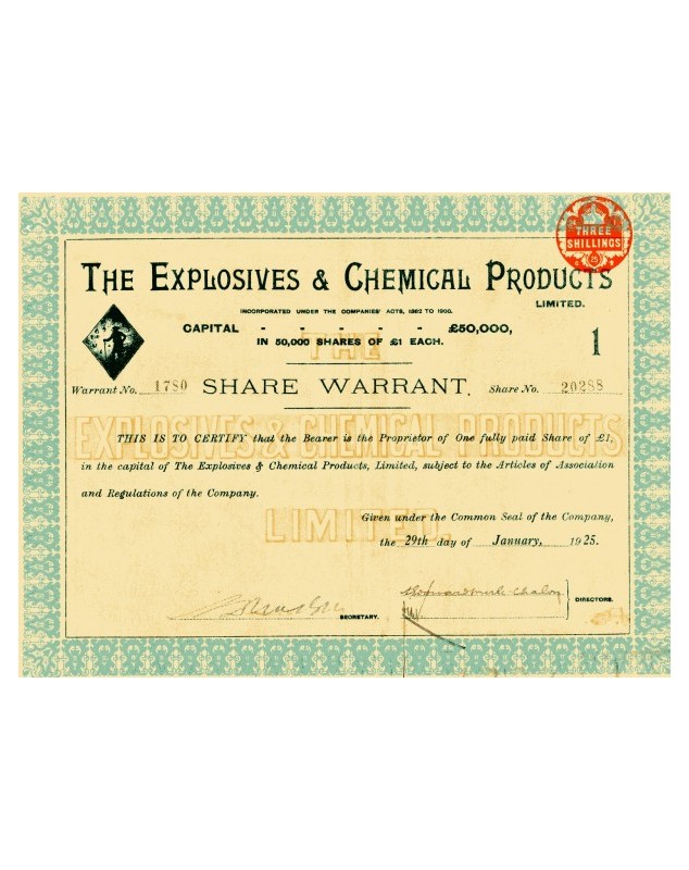 The Explosives & Chemical Products