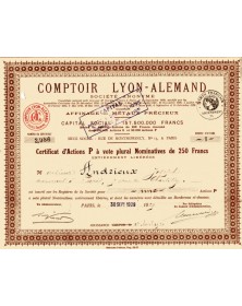 Comptoir Lyon-Alemand Affinage - Métaux Précieux
