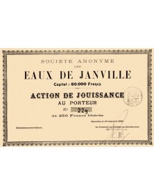 S.A. des Eaux de Janville (Eure-et-Loir)