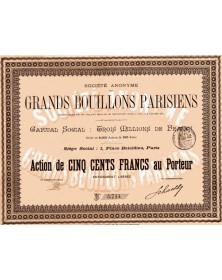 S.A. des Grands Bouillons Parisiens