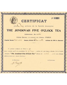 The Jondovah Five O'Clock Tea