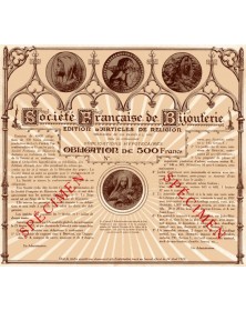 Sté Française de Bijouterie - Edition d'Articles de Religion