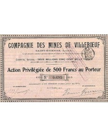 Cie des Mines de Villeboeuf Saint-Etienne