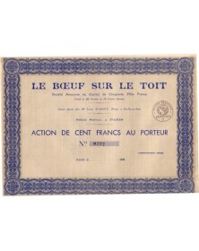Le Boeuf Sur le Toit - Restaurant et cabaret Parisien