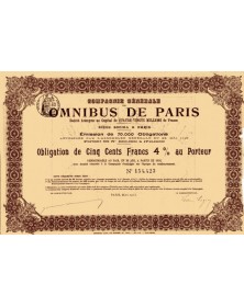 Cie Générale des Omnibus de Paris