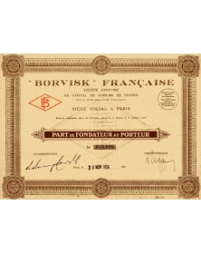 "BORVISK'' Française