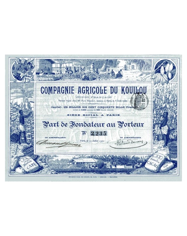 Compagnie Agricole du Kouilou (Congo Français)